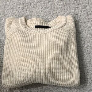 Cozy Cream Knit Sweater
